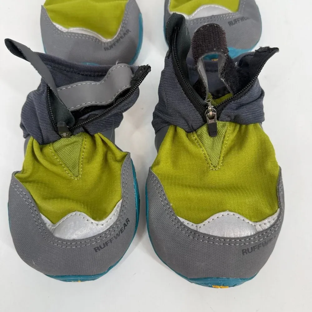 Ruffwear Polar Trex Waterproof Winter Dog Boots Socks Black Blue 3 in